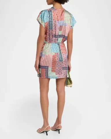 Misa Los Angeles Mika Wrap Mini Dress | Thumbnail 2 Misa Los Angeles Mika Wrap Mini Dress | Thumbnail 2