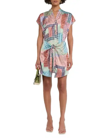 Misa Los Angeles Mika Wrap Mini Dress | Thumbnail 1 Misa Los Angeles Mika Wrap Mini Dress | Thumbnail 1