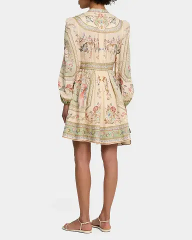 Zimmermann Roselight Plunge Mini Dress | Thumbnail 2 Zimmermann Roselight Plunge Mini Dress | Thumbnail 2