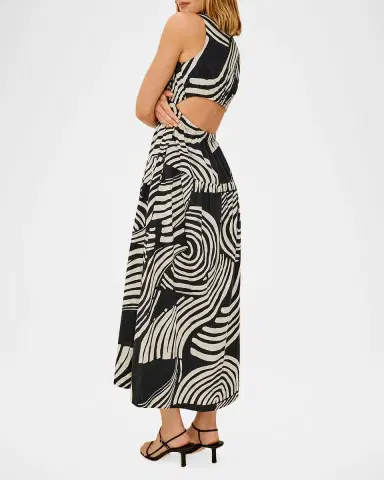 Rails Genevieve Printed Cotton Midi Dress | Thumbnail 2 Rails Genevieve Printed Cotton Midi Dress | Thumbnail 2