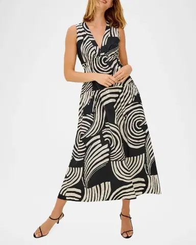 Rails Genevieve Printed Cotton Midi Dress | Thumbnail 3 Rails Genevieve Printed Cotton Midi Dress | Thumbnail 3