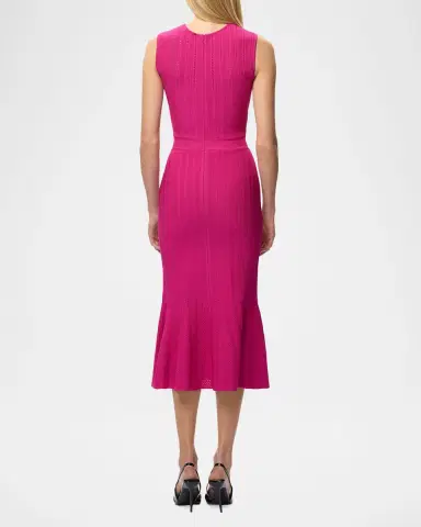 Hervé Léger The Alice Ribbed Midi Dress | Thumbnail 2