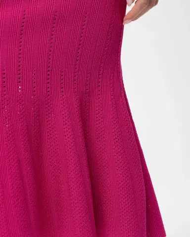 Hervé Léger The Alice Ribbed Midi Dress | Thumbnail 4