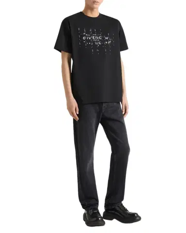 Givenchy Men's Classic Fit Logotype T-Shirt | Thumbnail 1