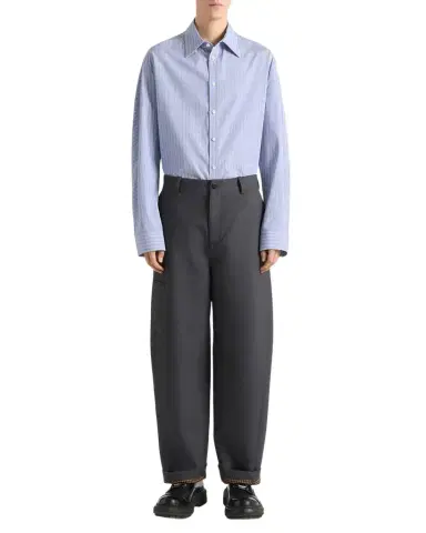 Givenchy Men's Couture Seam Stripe Button-Down Shirt | Thumbnail 1