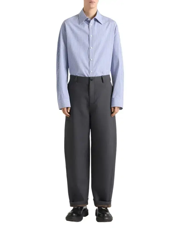 Givenchy Men 's Couture Seam Stripe Button-Down Shirt