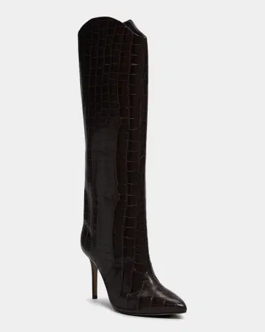 Schutz 90mm Maryana Croc-Printed Leather Knee-High Boots | Thumbnail 5 Schutz 90mm Maryana Croc-Printed Leather Knee-High Boots | Thumbnail 5