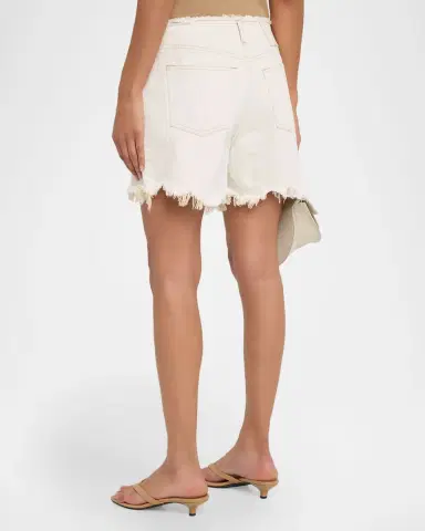 Moussy Vintage Ludlow Frayed Denim Shorts | Thumbnail 2 Moussy Vintage Ludlow Frayed Denim Shorts | Thumbnail 2