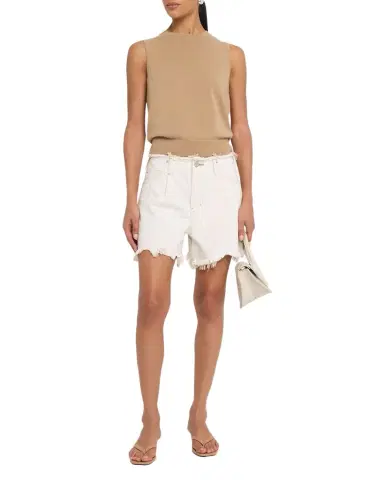 Moussy Vintage Ludlow Frayed Denim Shorts | Thumbnail 1 Moussy Vintage Ludlow Frayed Denim Shorts | Thumbnail 1