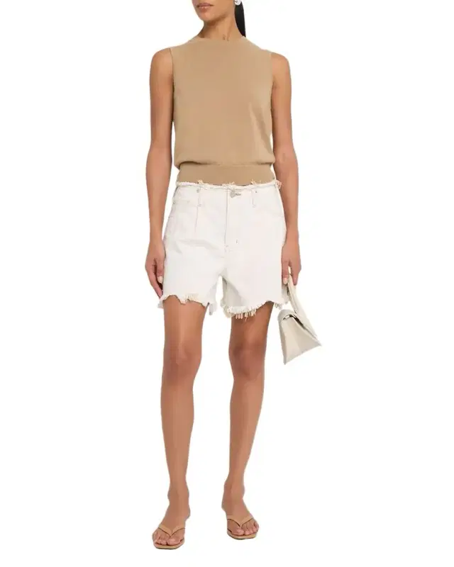 MOUSSY VINTAGE Ludlow Frayed Denim Shorts
