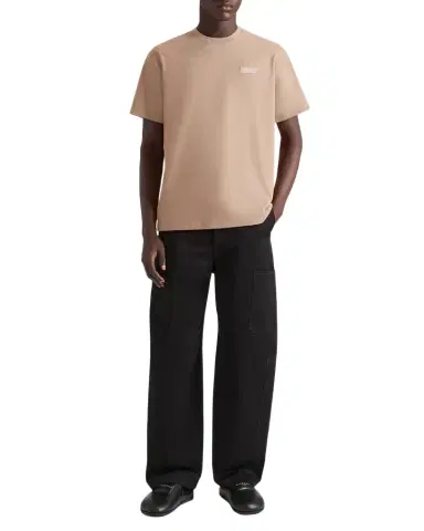 Givenchy Men's Tonal Grosgrain Label Crewneck T-Shirt | Thumbnail 1