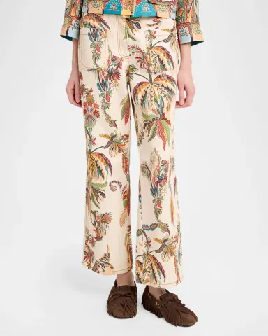 Etro Tropical Paisley Denim Jeans | Thumbnail 2 Etro Tropical Paisley Denim Jeans | Thumbnail 2