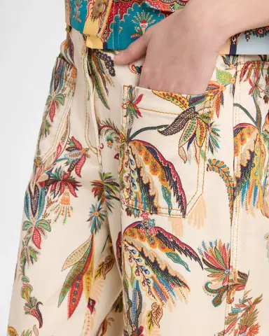 Etro Tropical Paisley Denim Jeans | Thumbnail 3 Etro Tropical Paisley Denim Jeans | Thumbnail 3