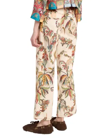 Etro Tropical Paisley Denim Jeans | Thumbnail 1 Etro Tropical Paisley Denim Jeans | Thumbnail 1