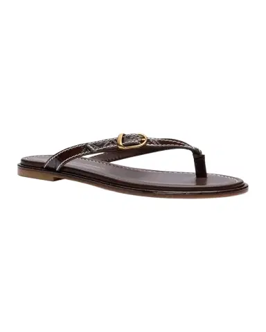 Stuart Weitzman Park Leather Thong Sandals | Thumbnail 1