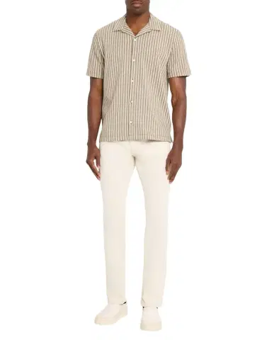 Vince Men 's Cabana Stripe Short-Sleeve Shirt | Thumbnail 1 Vince Men 's Cabana Stripe Short-Sleeve Shirt | Thumbnail 1