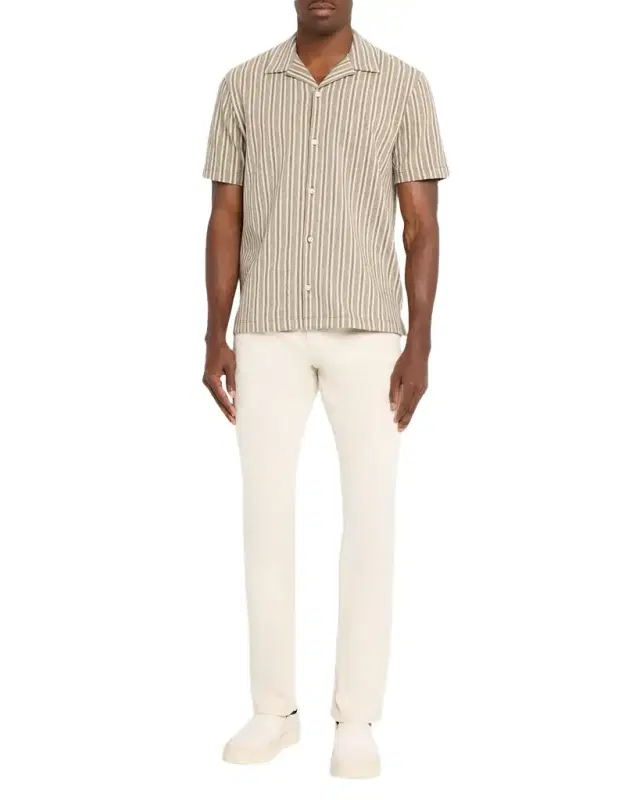 Vince Men 's Cabana Stripe Short-Sleeve Shirt