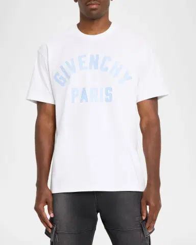 Givenchy Men's Logo Crewneck T-Shirt | Thumbnail 3 Givenchy Men's Logo Crewneck T-Shirt | Thumbnail 3
