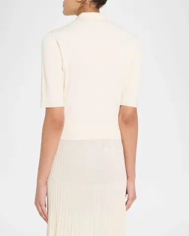 TWP Ribbed Short-Sleeve Top | Thumbnail 2
