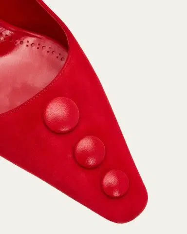 Manolo Blahnik 70mm Alexapla Suede Slingback Pumps | Thumbnail 2 Manolo Blahnik 70mm Alexapla Suede Slingback Pumps | Thumbnail 2