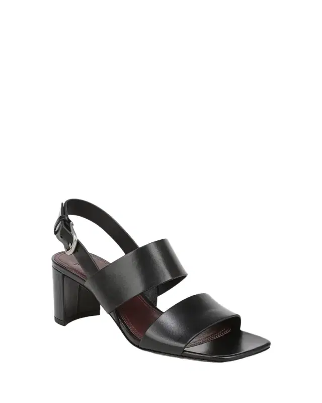 Vince Oliana Leather Block-Heel Sandals