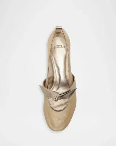 Alexandre Birman Clarita Metallic Mesh Ballerina Flats | Thumbnail 5 Alexandre Birman Clarita Metallic Mesh Ballerina Flats | Thumbnail 5