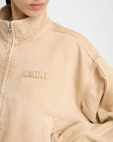 AMIRI Logo-Embroidered Denim Track Jacket | Thumbnail 4 AMIRI Logo-Embroidered Denim Track Jacket | Thumbnail 4