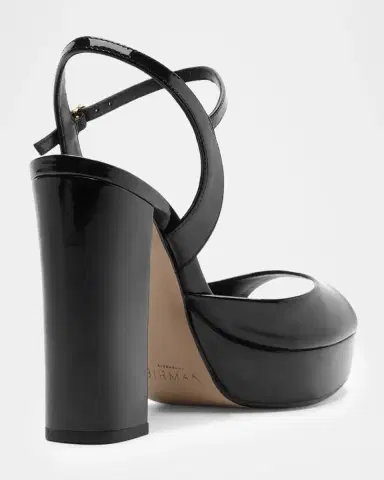 Alexandre Birman 120mm Amy Patent Leather Platform Sandals | Thumbnail 3