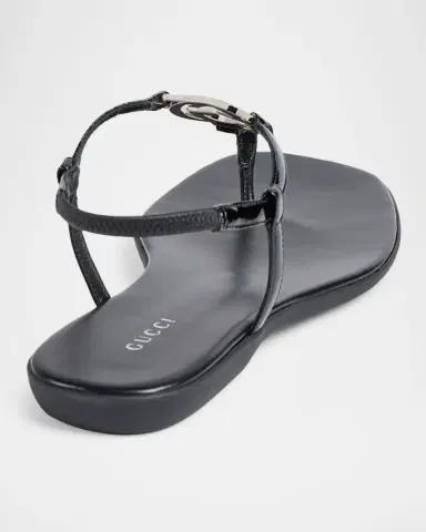 Gucci GG Ease Patent Leather Thong Sandals | Thumbnail 2 Gucci GG Ease Patent Leather Thong Sandals | Thumbnail 2