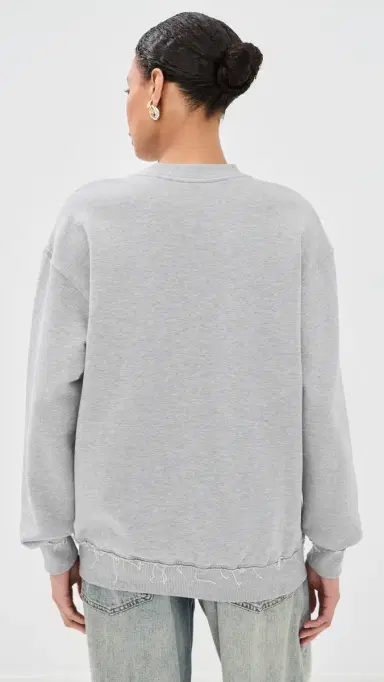 Stella McCartney uperstar Sweatshirt Grey Melange | Thumbnail 3
