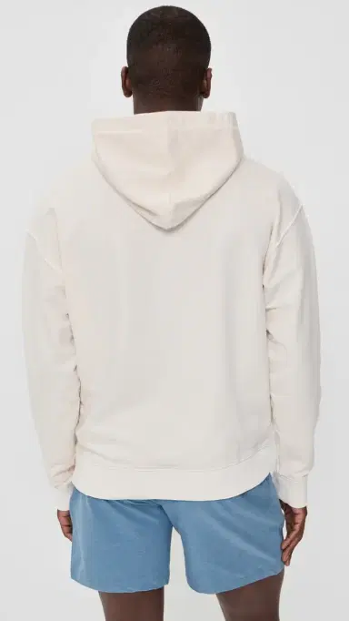 Beyond Yoga Beach Washed Terry Hoodie Washed Vintage White M | Thumbnail 3