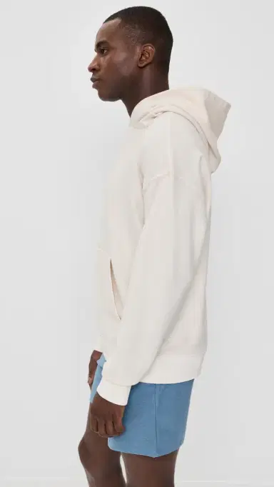 Beyond Yoga Beach Washed Terry Hoodie Washed Vintage White M | Thumbnail 4