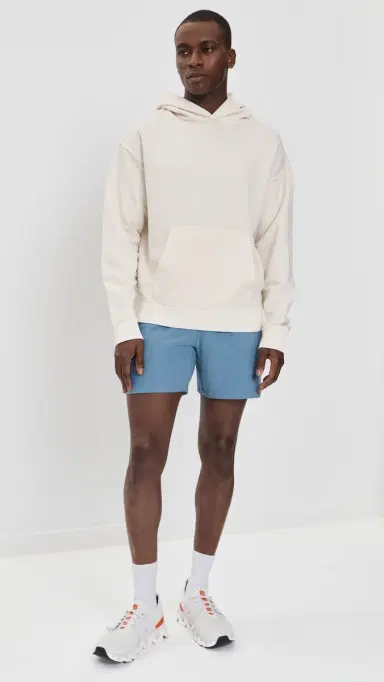 Beyond Yoga Beach Washed Terry Hoodie Washed Vintage White M | Thumbnail 5
