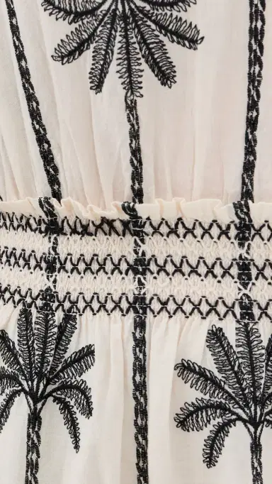 RAILS Loulou Dress Embroidered Palms | Thumbnail 6