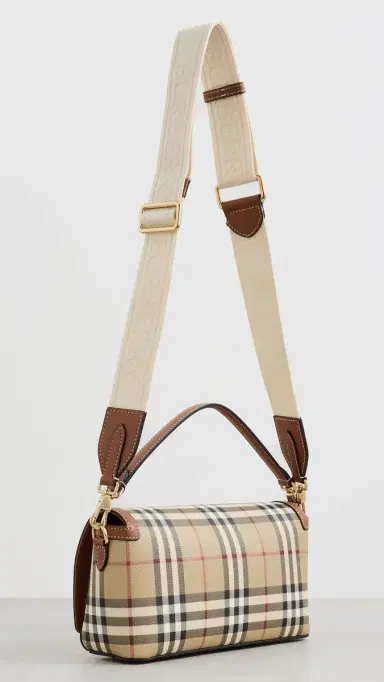 Burberry Small Note Bag Vintage Check/Briar Brown | Thumbnail 5 Burberry Small Note Bag Vintage Check/Briar Brown | Thumbnail 5