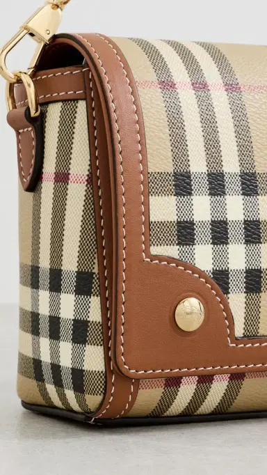 Burberry Small Note Bag Vintage Check/Briar Brown | Thumbnail 6 Burberry Small Note Bag Vintage Check/Briar Brown | Thumbnail 6