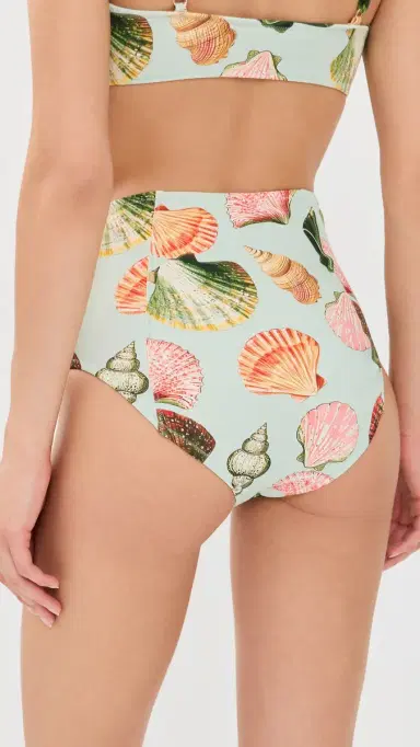 Hunter Bell Bermuda Bikini Bottoms Somers Shell int | Thumbnail 3