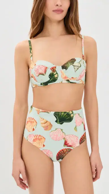 Hunter Bell Bermuda Bikini Bottoms Somers Shell int | Thumbnail 4