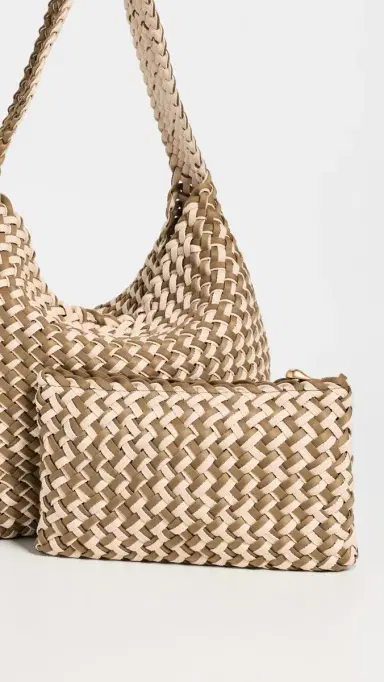 Naghedi Nomad Double Weave Medium Hobo Bag Oletta | Thumbnail 5
