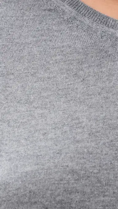 Renggli ilk Cashmere Blend Knit Tee Pebble | Thumbnail 6