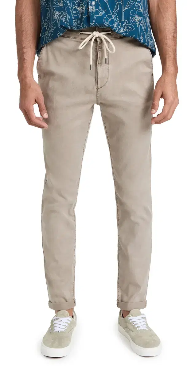 PAIGE Fraser Brushed Twill Pants Vintage Coastal Beige