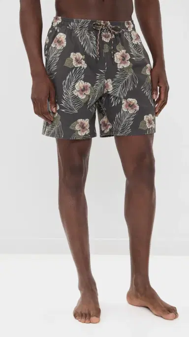 Katin Mallow Volley Swim Trunks 7 Black | Thumbnail 2