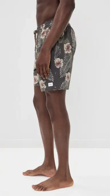 Katin Mallow Volley Swim Trunks 7 Black | Thumbnail 4