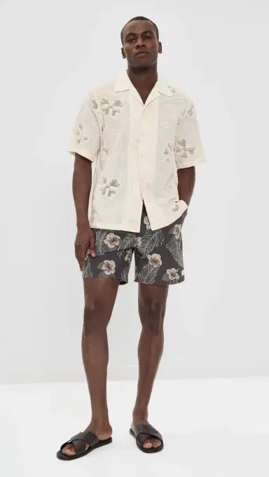 Katin Mallow Volley Swim Trunks 7 Black | Thumbnail 5
