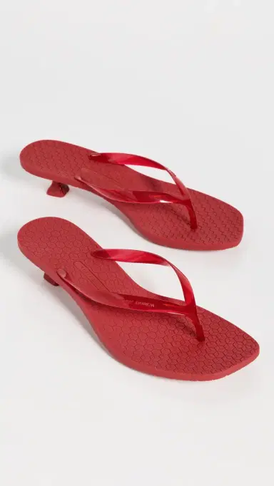 Tory Burch Jelly Heel Flip Flops TOUCAN RED / TOUCAN RED | Thumbnail 5 Tory Burch Jelly Heel Flip Flops TOUCAN RED / TOUCAN RED | Thumbnail 5