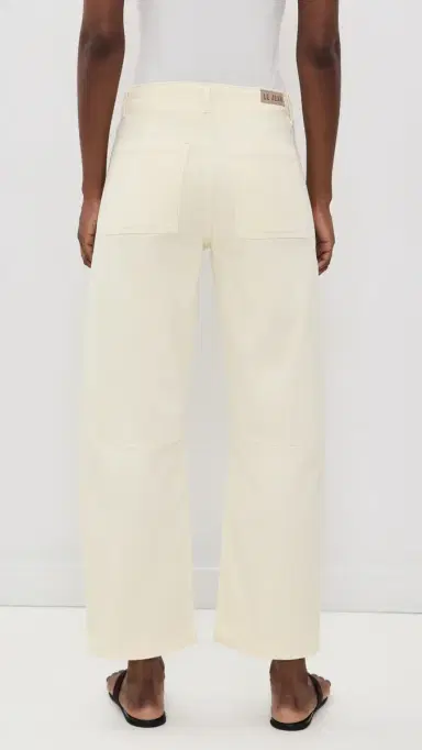 Le Jean Utility Soft Barrel Jeans Lemon Yellow | Thumbnail 3 Le Jean Utility Soft Barrel Jeans Lemon Yellow | Thumbnail 3