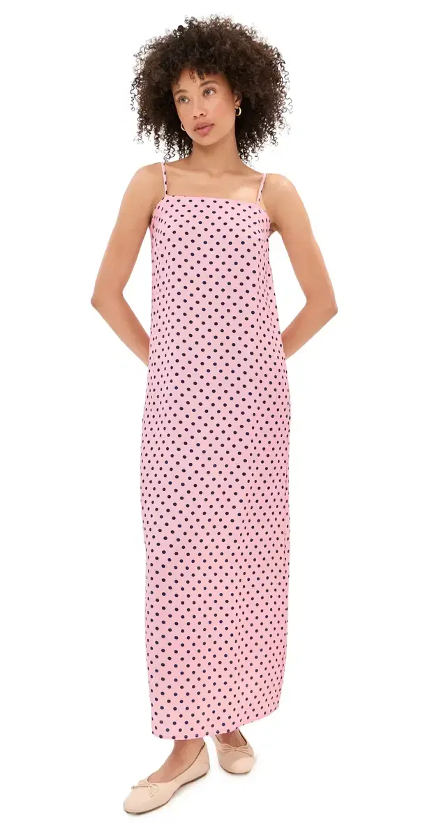 LE BOP Hailey axi Dress Pink Dot