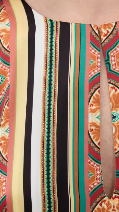 Misa Nour Dress Majorelle Scarf M | Thumbnail 6