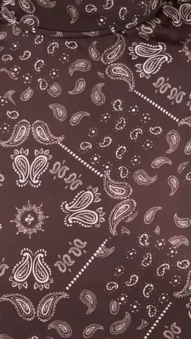 LE BOP Zaza Blouse Brown Bandana S | Thumbnail 6