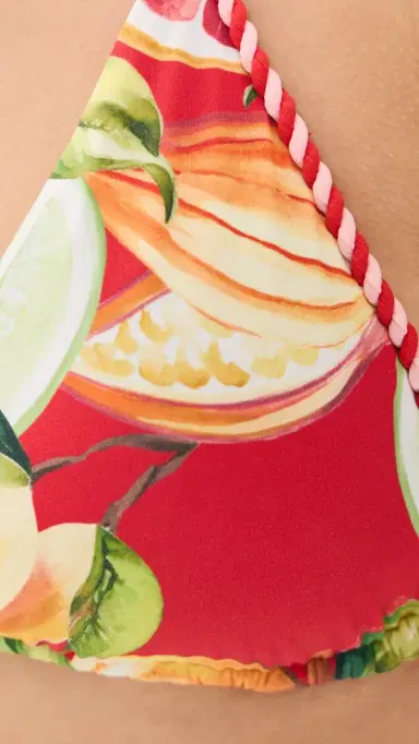Farm Rio Rope Bikini Top Fruit Garden S | Thumbnail 6